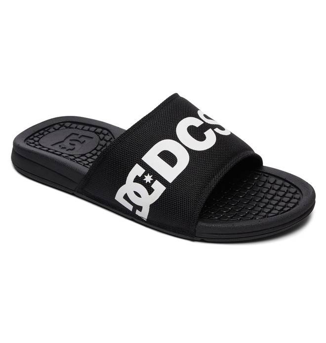 dcshoes, Men's Bolsa SP Slider Sandals, BLACK/WHITE (bkw) 0 Men's Bolsa SP Slider Sandals Black ADYL100032 DC Shoes
