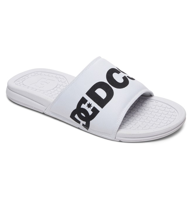 dcshoes, Men's Bolsa SP Slider Sandals, WHITE/BLACK (wbk) 0 Men's Bolsa SP Slider Sandals White ADYL100032 DC Shoes