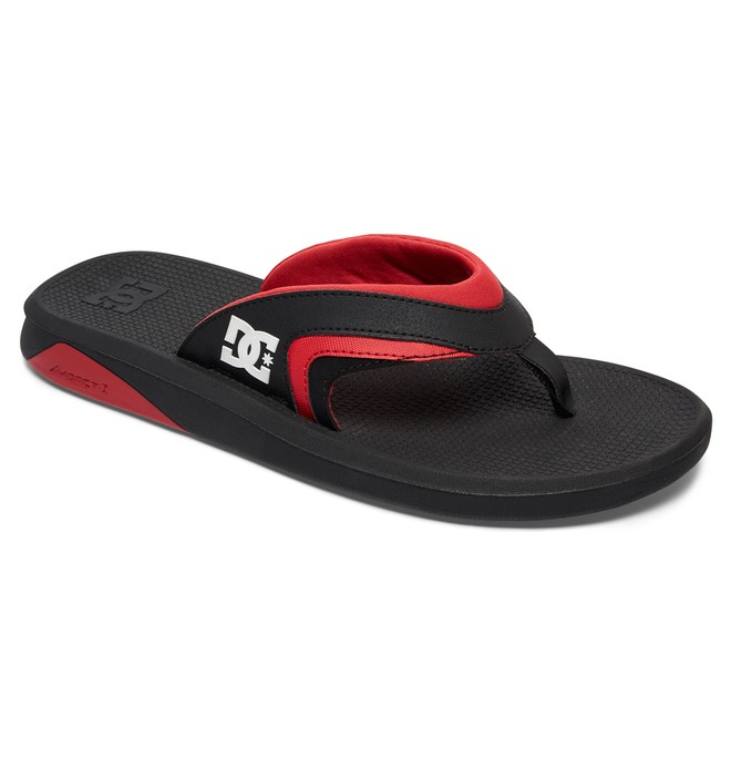 dcshoes, Men's Recoil Sandals, BLACK/BLACK/RED (xkkr) 0 Men's Recoil Sandals Black ADYL100034 DC Shoes