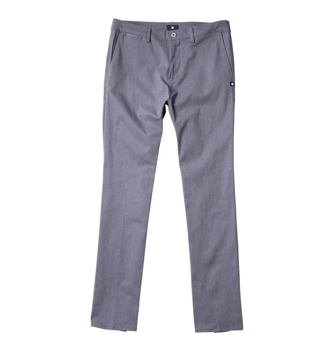 dcshoes, Men's DC Worker Straight Fit Pant, HEATHER DC NAVY (hdn) 0 Men's DC Worker Straight Fit Pant Blue ADYNP00001 DC Shoes
