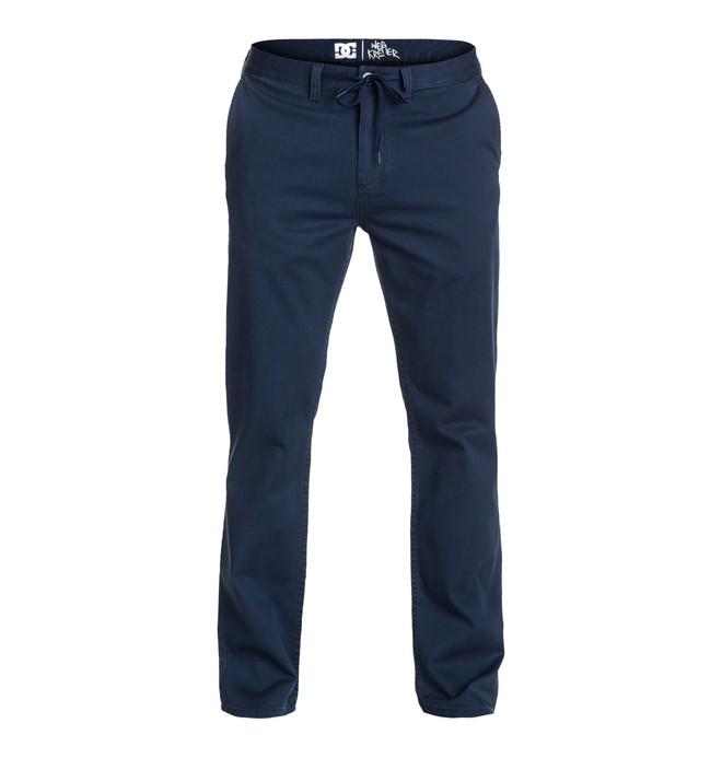 dcshoes, Men's Wes Chino S Pants, BLACK IRIS (btk0) 0 Men's Wes Chino S Pants ADYNP00006 DC Shoes