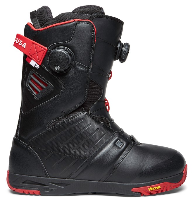 dcshoes, Men's Judge BOA Snowboard Boots, BLACK/CHILI PEPPER (kcp) 0 Men's Judge BOA Snowboard Boots Black ADYO100025 DC Shoes