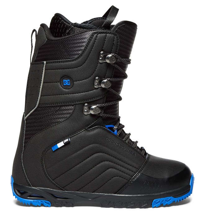 dcshoes, Men's Scendent Lace Up Snowboard Boots, BLACK/BLUE (bbl) 0 Men's Scendent Lace Up Snowboard Boots Black ADYO200036 DC Shoes
