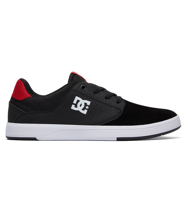 dcshoes, Men's Plaza S Skate Shoes, BLACK/ATHLETIC RED (bah) 0 Men's Plaza S Skate Shoes Black ADYS100319 DC Shoes