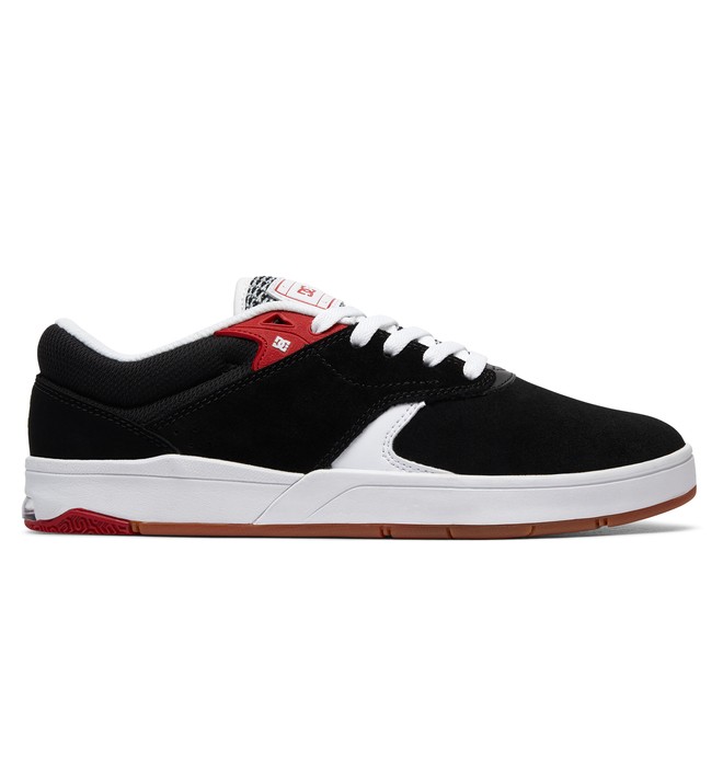 dcshoes, Tiago S - Skate Shoes, BLACK/WHITE/RED (bw5) 0 Tiago S - Skate Shoes Black ADYS100386 DC Shoes