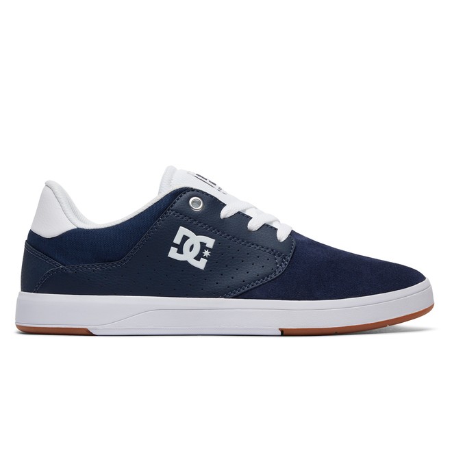 dcshoes, Men's Plaza Shoes, NAVY/WHITE (nwh) 0 Men's Plaza Shoes Blue ADYS100401 DC Shoes