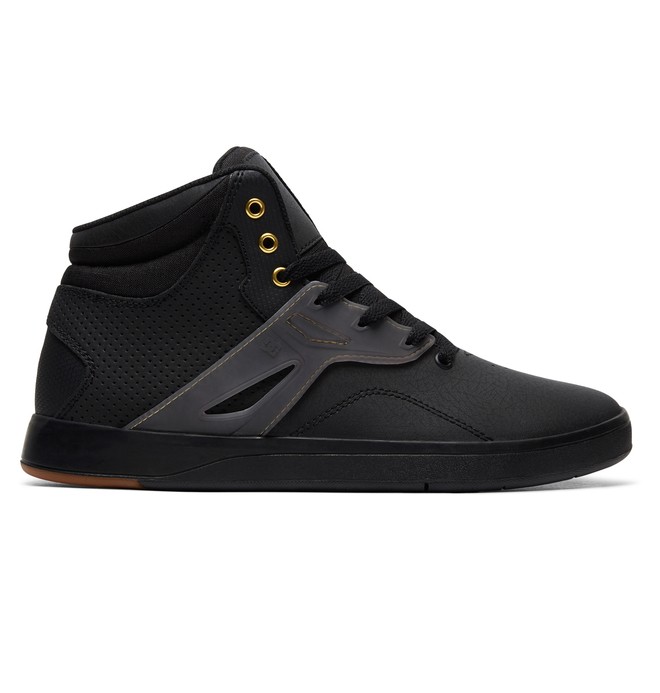 dcshoes, Frequency High - Hi Tops, BLACK/GOLD (bg3) 0 Frequency High - Hi Tops Schwarz ADYS100410 DC Shoes