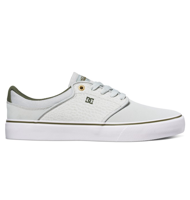 dcshoes, Men's Mikey Taylor Vulc Shoes, GREY/WHITE/GREEN (xswg) 0 Men's Mikey Taylor Vulc Shoes Grey ADYS300132 DC Shoes