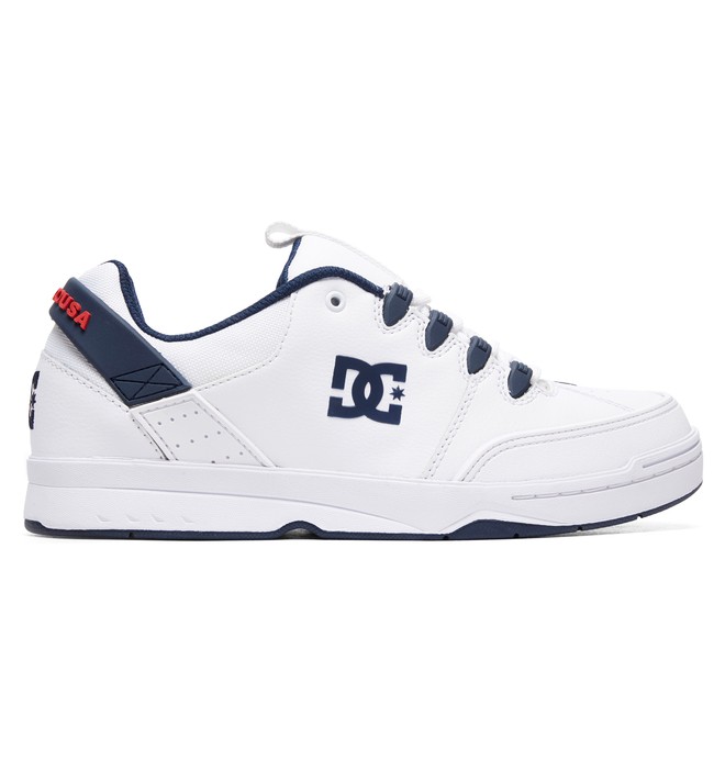 dcshoes, Men's Syntax Shoes, WHITE/NAVY (wny) 0 Men's Syntax Shoes White ADYS300290 DC Shoes