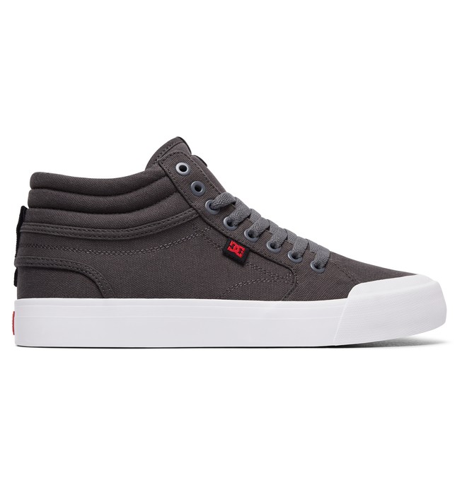 dcshoes, Men's Evan Smith Hi TX High Top Shoes, GREY/BLACK/RED (xskr) 0 Men's Evan Smith Hi TX High Top Shoes Grey ADYS300383 DC Shoes