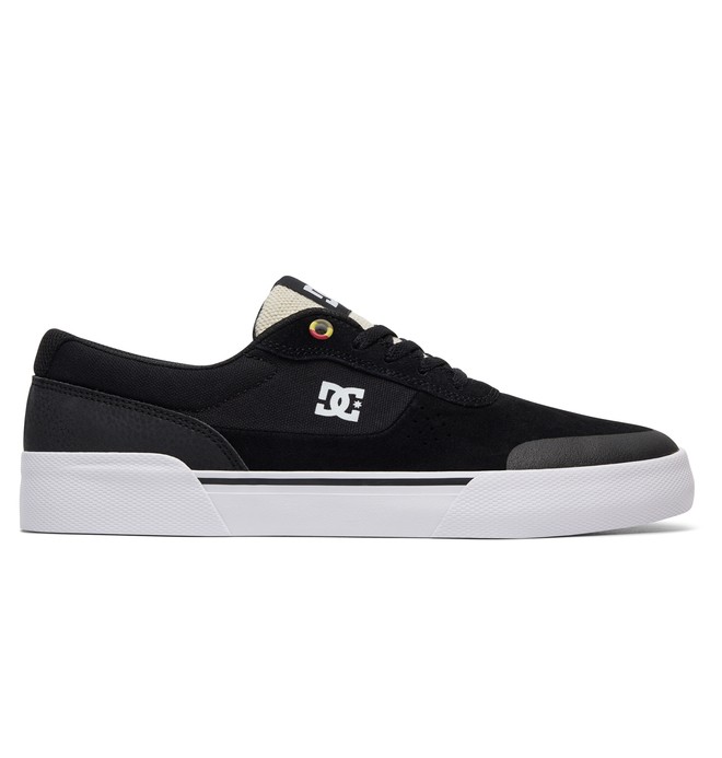 dcshoes, Men's Switch Plus S Skate Shoes, BLACK/WHITE/RED (bw5) 0 Men's Switch Plus S Skate Shoes Black ADYS300399 DC Shoes