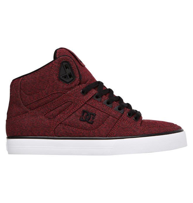 dcshoes, Men's Spartan WC TX SE High-Top Shoes, RED HEATHER (rht) 0 Men's Spartan WC TX SE High-Top Shoes Red ADYS400004 DC Shoes
