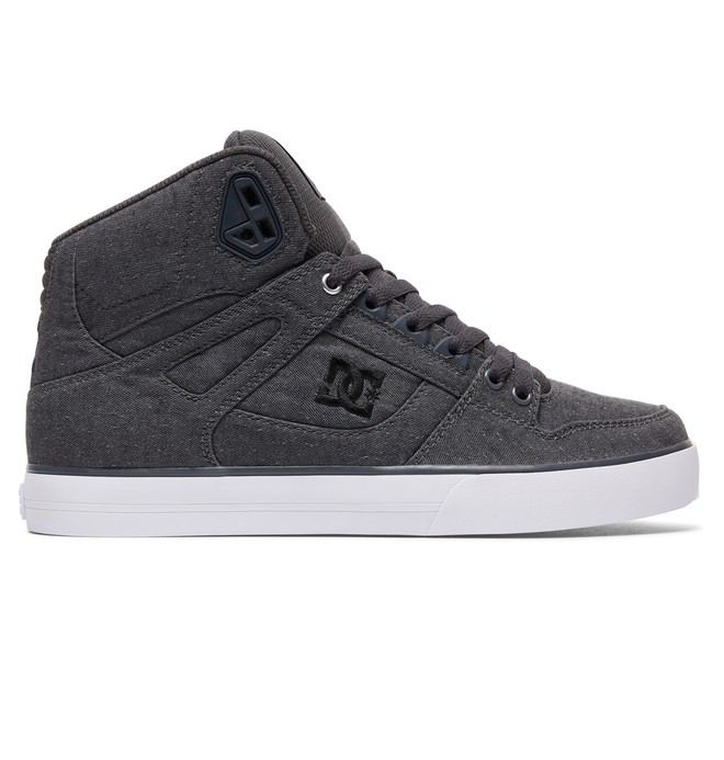 dcshoes, Men's Spartan High WC TX SE High Top Shoes, GREY/GREY/WHITE (xssw) 0 Men's Spartan High WC TX SE High Top Shoes Grey ADYS400004 DC Shoes