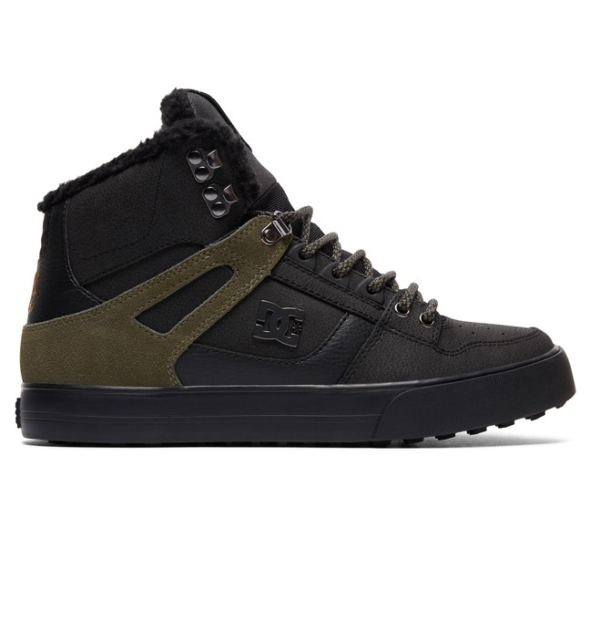 dcshoes, Men's Spartan High WC WNT High Top Shoes, BLACK OLIVE (bve) 0 Men's Spartan High WC WNT High Top Shoes Brown ADYS400005 DC Shoes