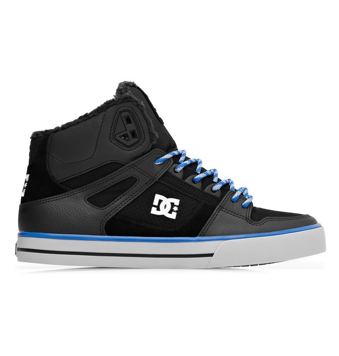 dcshoes, Men's Spartan High WC WNT High Top Shoes, BLACK/NAUTICAL BLUE (1bn) 0 Men's Spartan High WC WNT High Top Shoes ADYS400005 DC Shoes