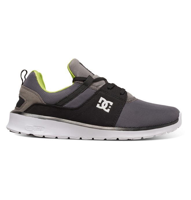 dcshoes, Мужские низкие кеды Heathrow, GREY/BLACK/GREEN (xskg) 0 Мужские низкие кеды Heathrow Серый ADYS700071 DC Shoes