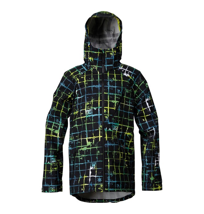 dcshoes, Men's Bipolar 3L Snowboard Jacket, NEO GRID (kvk6) 0 Men's Bipolar 3L Snowboard Jacket Black ADYTJ00002 DC Shoes