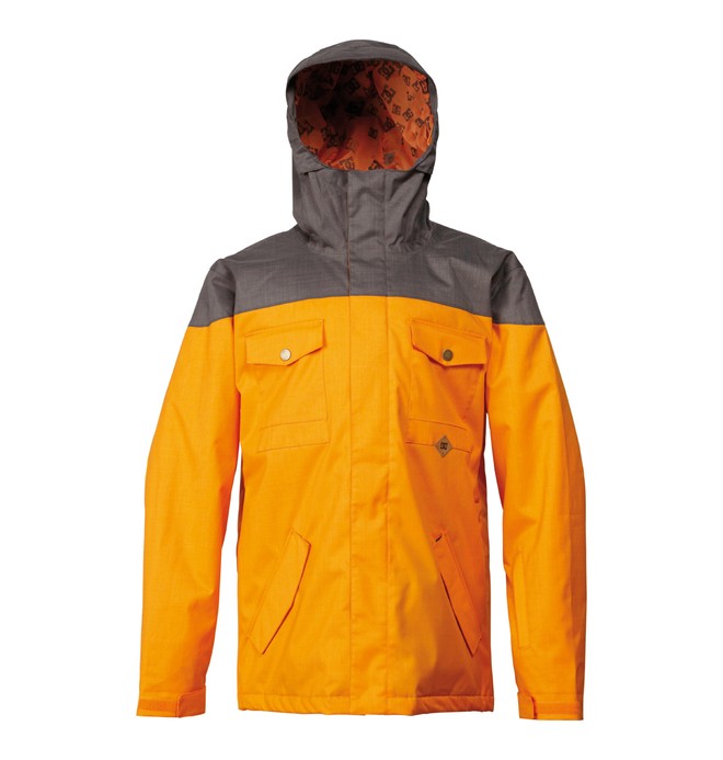 dcshoes, Men's Servo Snowboard Jacket, AUTUMN GLORY (nlc0) 0 Men's Servo Snowboard Jacket Orange ADYTJ00009 DC Shoes