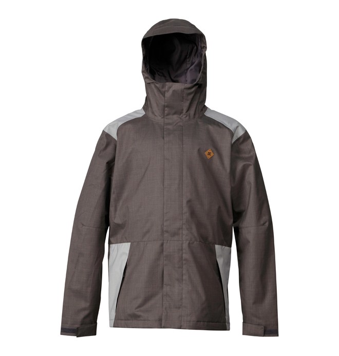 dcshoes, Men's Habit Snowboard Jacket, DARK GULL GREY (kpw0) 0 Men's Habit Snowboard Jacket Black ADYTJ00018 DC Shoes