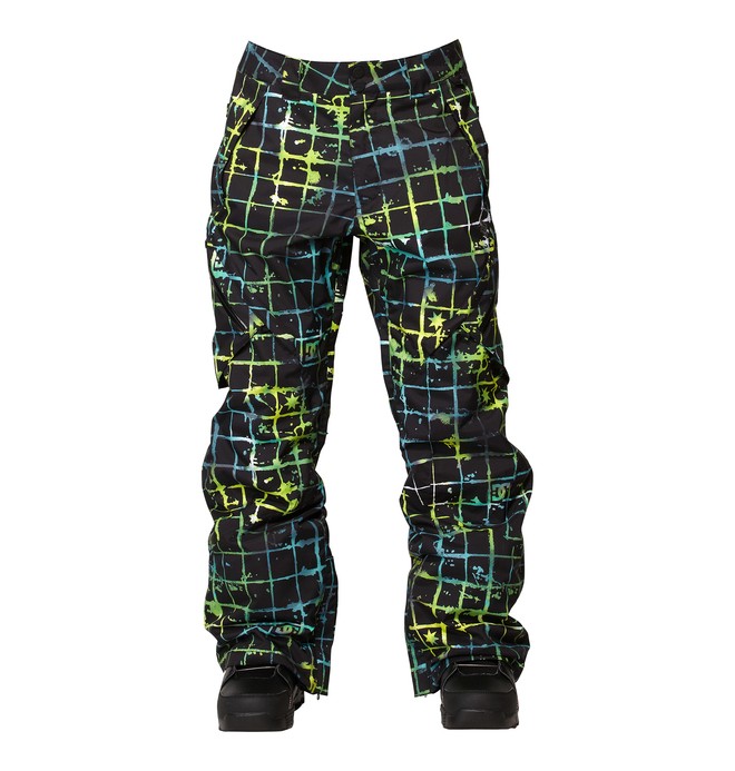 dcshoes, Men's Recon Snowboard Pants, NEO GRID (kvk6) 0 Men's Recon Snowboard Pants Black ADYTP00000 DC Shoes