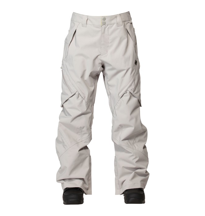 dcshoes, Men's Recon Snowboard Pants, DRIZZLE (sjj0) 0 Men's Recon Snowboard Pants Grey ADYTP00000 DC Shoes