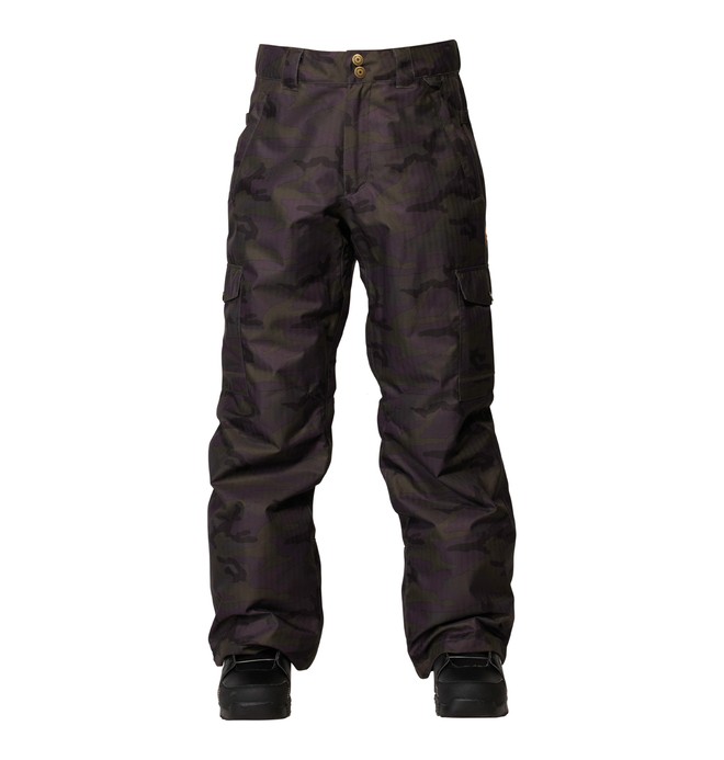 dcshoes, Men's Code Snowboard Pants, OVERDYE CAMO (ksw6) 0 Men's Code Snowboard Pants Black ADYTP00007 DC Shoes