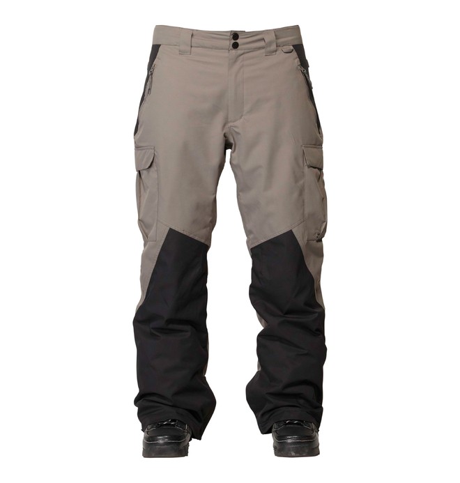 dcshoes, Men's Focus Snowboard Pants, DARK GULL GREY (kpw0) 0 Men's Focus Snowboard Pants Black ADYTP00008 DC Shoes