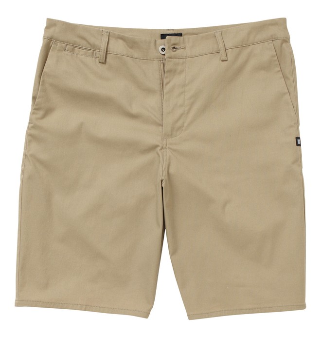 dcshoes, Men's DC Straight Fit Worker Short, KHAKI (kha) 0 Men's DC Straight Fit Worker Short Beige ADYWS00015 DC Shoes
