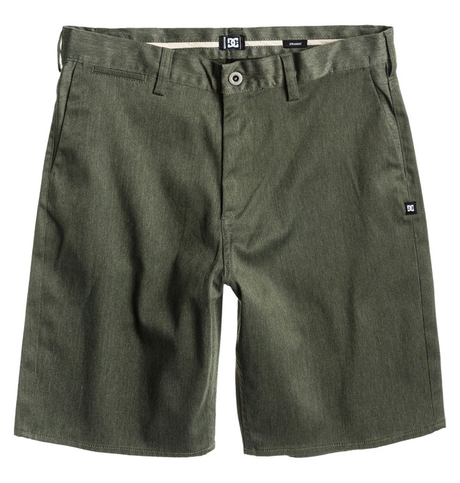 dcshoes, Men's DC Straight Fit Worker Short, HTHER PINECONE (cqyh) 0 Men's DC Straight Fit Worker Short Brown ADYWS00015 DC Shoes