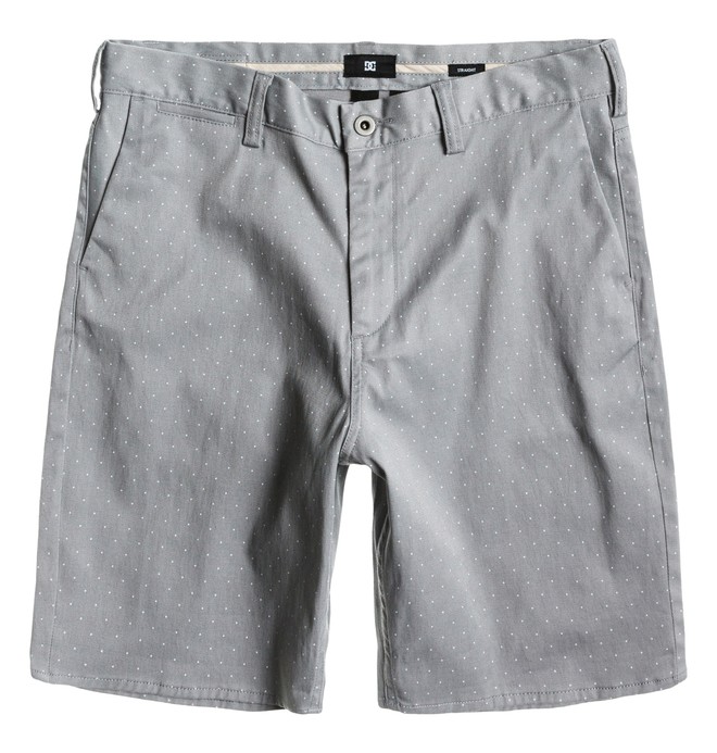 dcshoes, Men's DC Worker Straight Short, HTRMONDOT (sle6) 0 Men's DC Worker Straight Short Grey ADYWS00063 DC Shoes