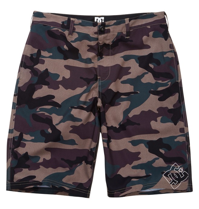 dcshoes, Men's Lanaibrid 2 Walkshort, CAMO 2 PRINT (ctk7) 0 Men's Lanaibrid 2 Walkshort Brown ADYWS00070 DC Shoes