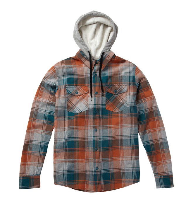 dcshoes, Men's Ranger Long Sleeve Shirt, CAVE MOSS PLAID (bsd1) 0 Men's Ranger Long Sleeve Shirt ADYWT00015 DC Shoes
