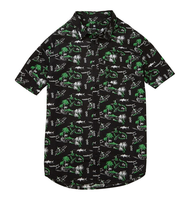 dcshoes, Men's Space Ghost SS Shirt, BLACK PRINT (kvj6) 0 Men's Space Ghost SS Shirt Black ADYWT00056 DC Shoes