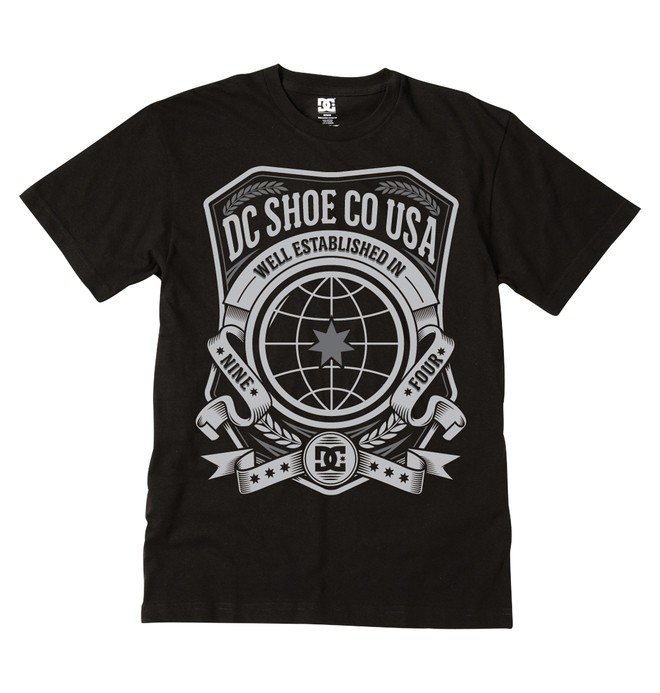 dcshoes, Men's Barton Tee, BLACK (blk) 0 Men's Barton Tee ADYZT00137 DC Shoes