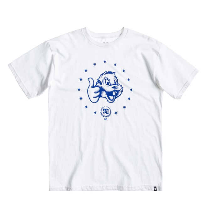 dcshoes, Men's Travis Pastrana Thumbs up Tee, WHITE (wbn0) 0 Men's Travis Pastrana Thumbs up Tee White ADYZT00222 DC Shoes