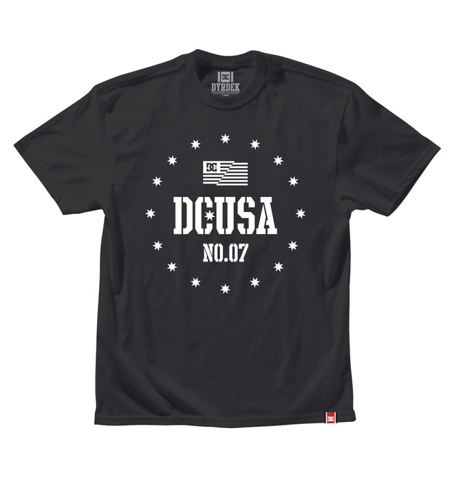 dcshoes, Men's Rob Dyrdek USA Ring Tee, BLACK (kvj0) 0 Men's Rob Dyrdek USA Ring Tee Black ADYZT00270 DC Shoes