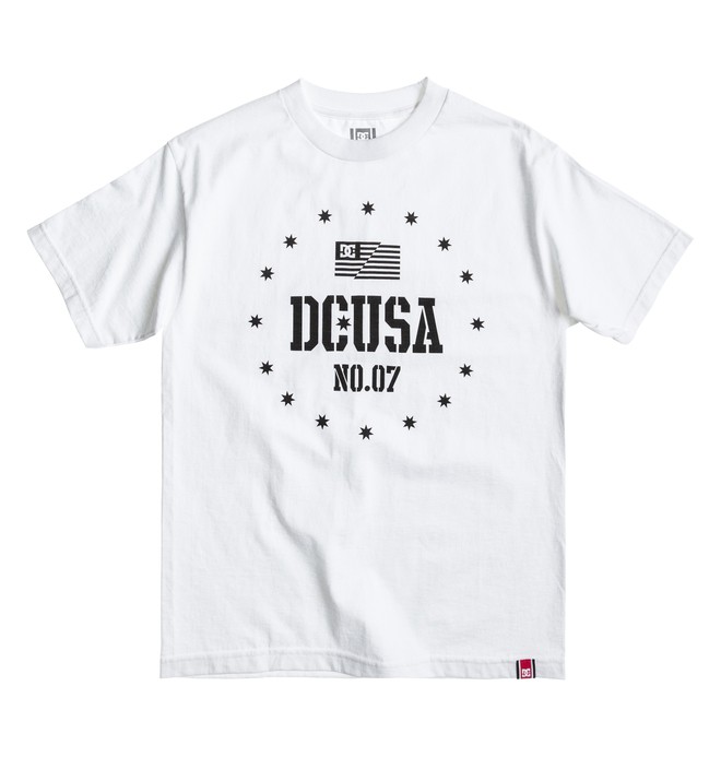 dcshoes, Men's Rob Dyrdek USA Ring Tee, WHITE (wbn0) 0 Men's Rob Dyrdek USA Ring Tee White ADYZT00270 DC Shoes