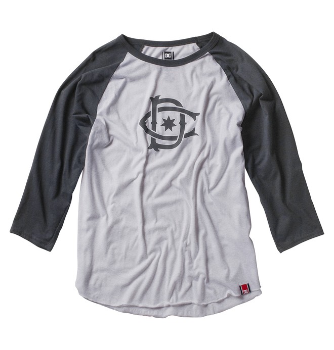dcshoes, Men's Rob Dyrdek Ripper Raglan Heather Shirt, HEATHER GREY (htr) 0 Men's Rob Dyrdek Ripper Raglan Heather Shirt ADYZT00374 DC Shoes