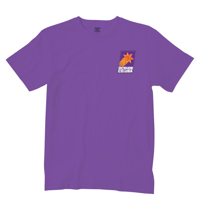 dcshoes, Men's Knock Tee, PURPLE (pur) 0 Men's Knock Tee ADYZT00400 DC Shoes