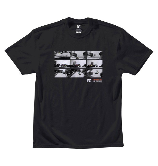 dcshoes, Men's Ken Block Gymkhana 5 9 Shot Tee, BLACK (blk) 0 Men's Ken Block Gymkhana 5 9 Shot Tee ADYZT00522 DC Shoes