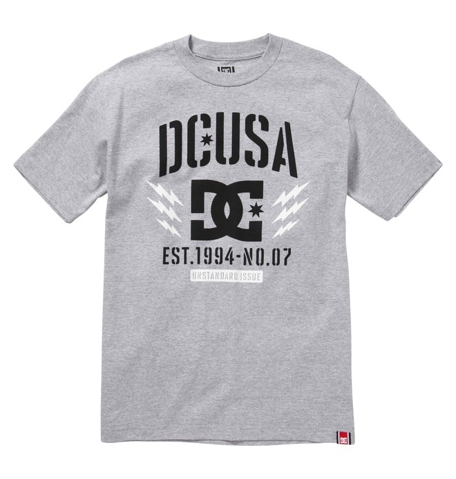 dcshoes, Men's Rob Dyrdek BOLTS Tee, HEATHER GREY (knfh) 0 Men's Rob Dyrdek BOLTS Tee Black ADYZT00612 DC Shoes