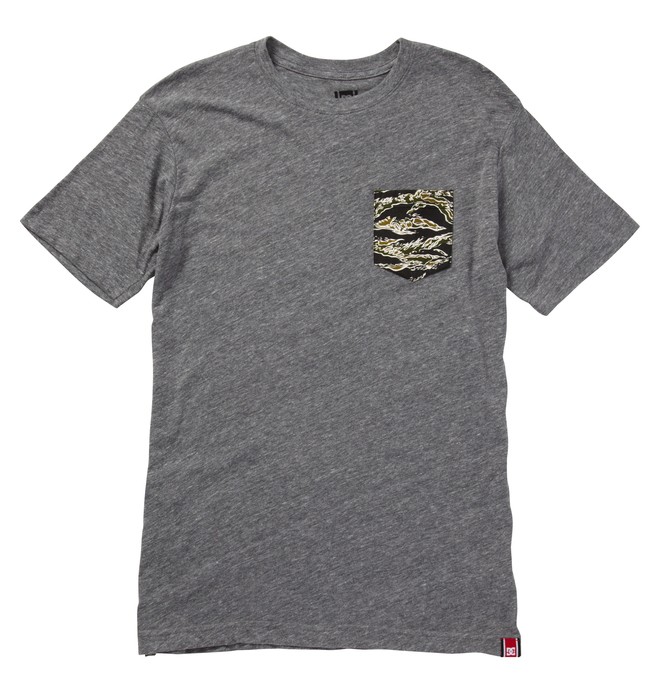 dcshoes, Men's Rob Dyrdek CAMO POCKET Tee, HEATHER GREY (knfh) 0 Men's Rob Dyrdek CAMO POCKET Tee ADYZT00613 DC Shoes