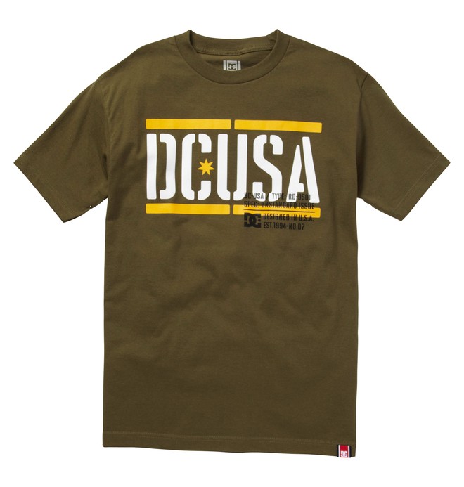 dcshoes, Men's Rob Dyrdek Stencil Tee, MILITARY GREEN (gqk0) 0 Men's Rob Dyrdek Stencil Tee ADYZT00616 DC Shoes