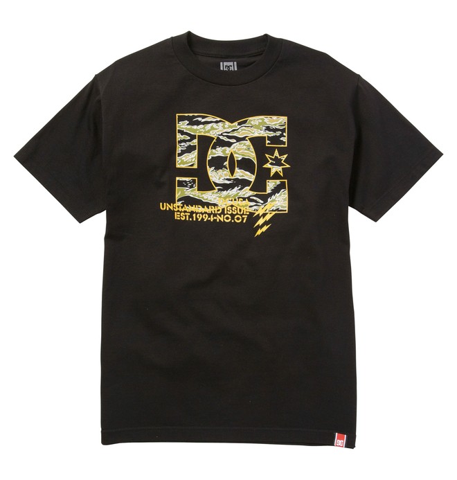 dcshoes, Men's Rob Dyrdek Tigerstripe Tee, BLACK (kvj0) 0 Men's Rob Dyrdek Tigerstripe Tee Black ADYZT00617 DC Shoes