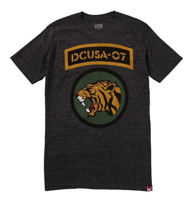 dcshoes, Men's Rob Dyrdek Jungle Tee, BLACK HEATHER (czeh) 0 Men's Rob Dyrdek Jungle Tee ADYZT00639 DC Shoes