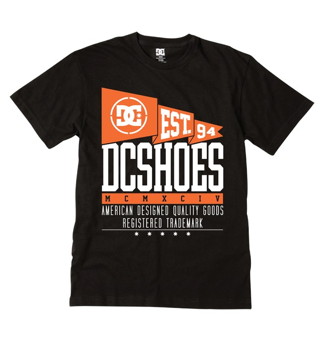 dcshoes, Men's Flagmanship Tee, BLACK (kvj0) 0 Men's Flagmanship Tee Black ADYZT00974 DC Shoes