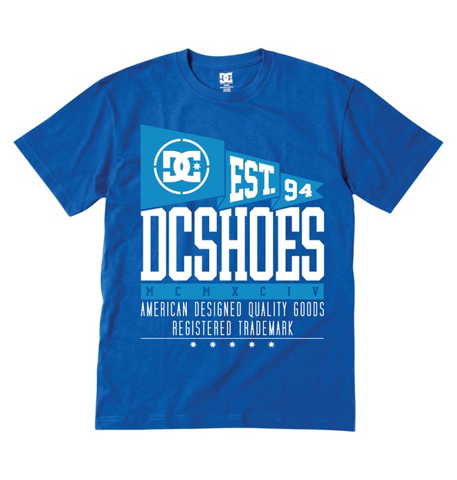 dcshoes, Men's Flagmanship Tee, ROYAL BLUE (prr0) 0 Men's Flagmanship Tee Purple ADYZT00974 DC Shoes