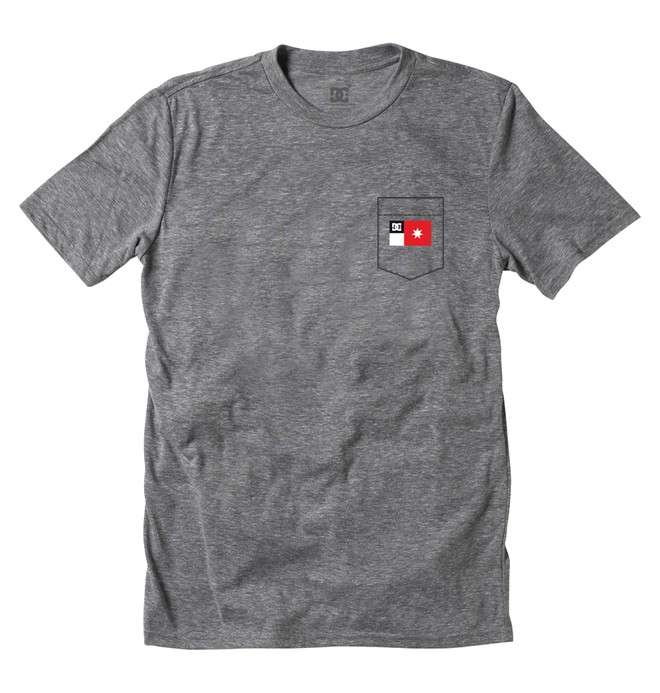 dcshoes, Men's The Pocket Tee, HEATHER GREY (knfh) 0 Men's The Pocket Tee ADYZT00998 DC Shoes