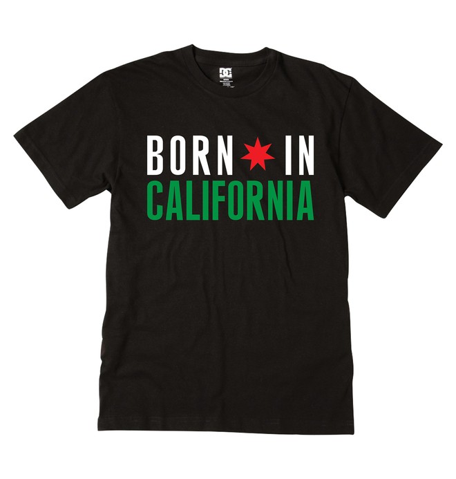 dcshoes, Men's Bornincali Tee, BLACK (kvj0) 0 Men's Bornincali Tee Black ADYZT01219 DC Shoes