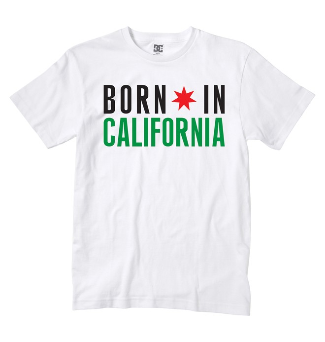 dcshoes, Men's Bornincali Tee, WHITE (wbn0) 0 Men's Bornincali Tee White ADYZT01219 DC Shoes